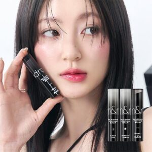 [rom&nd] rom&nd X INAPSQUARE GLASTING MELTING BALM 17 BERRY IN BLACK