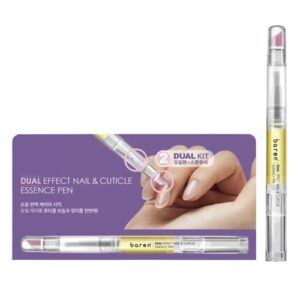 [BAREN] Dual Effect 2-in-1, Nail & Cuticle Oil Pen with Ceramic Pusher 2ml