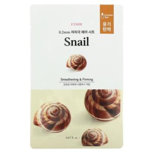 [Etude] (23AD) 0.2mm Therapy Air Mask # Snail 20ml