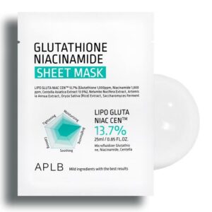 [APLB] Glutathione Niacinamide Sheet Mask (1EA)