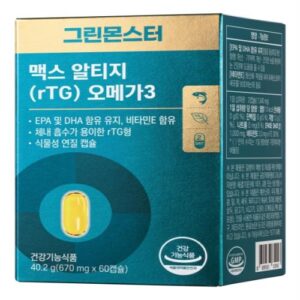 [Green Monster] Max rTG Omega3 (670mg*60ea)