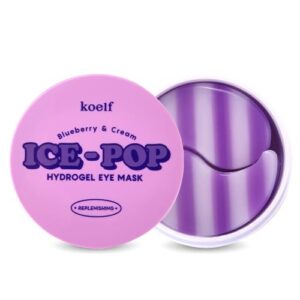 [KOELF] Blueberry & Cream ICE-POP Hydrogel Eye Mask (60 pieces, 30 pairs)