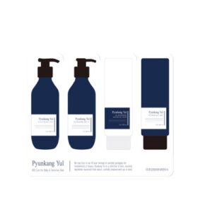 [Pyunkang yul] Ato Sample Pouch (Ato Cream Blue Label + Ato Moisturizing  Soothing Gel Lotion + Ato Nourishing Baby Oil + Ato Lotion Blue Label)