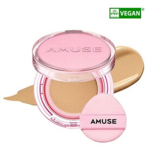 [AMUSE] DEW POWER VEGAN CUSHION 03 HONEY