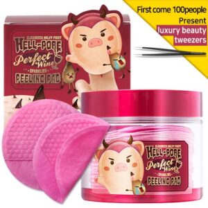 [Elizavecca] Hell-pore Perfect Wine Sparkling Peeling Pad 30pcs