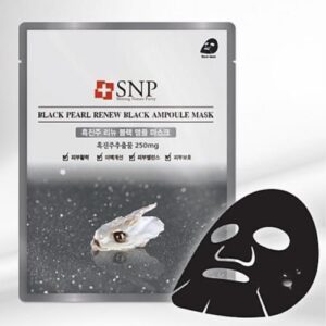 [SNP] Black Pearl Renew Black Ampoule Mask (25ml/sheet)