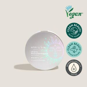 [Mary&May] Vegan Niacinamide Panthenol Sun Cushion SPF50+ PA++++ 25g