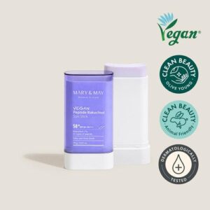 [Mary&May] Vegan Peptide Bakuchiol Sun Stick SPF50+ PA++++ 18g