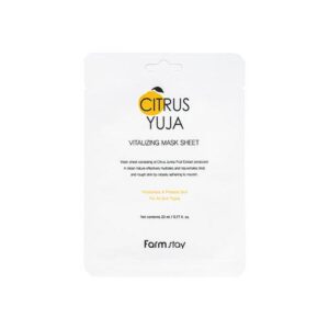 [Farm stay] (1EA) CITRUS YUJA VITALIZING MASK SHEET 23ml