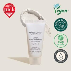[Mary&May] Lemon Niacinamide Glow Wash off Pack 30g