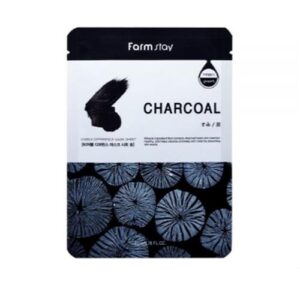 [Farm stay] VISIBLE DIFFERENCE MASK SHEET CHAR-COAL 1ea 23ml