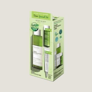 [Mary&May] Vegan CICA Teatree Toner Special Set (Vegan CICA Tea Tree AHA PHA Blemish Toner 200ml  1EA+Vegan CICA Tea Tree AHA PHA Blemish Toner 30ml  1EA+Tranexamic Acid+Glutathion Eye Cream 12g (Miniature) 1EA)