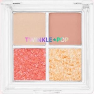 [Twinkle Pop] Pearl Flex Glitter Eye Palette #Hey, Coral