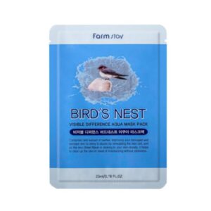[Farm stay] (1EA) VISIBLE DIFFERENCE BIRDS NEST AQUA MASK PACK