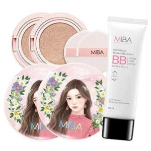 [MineralBio] ion Calcium Foundation Double Cushion RX 23(2ea) + refill(2ea) + Puff(2ea) + BB Cream