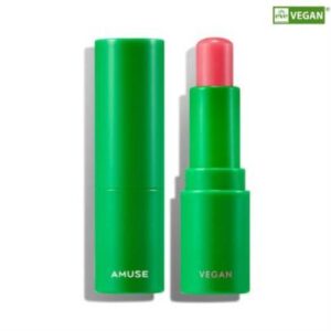 [AMUSE] VEGAN GREEN LIP BALM 02 ROSE