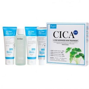 [The Plant Base (P'lab)] AC Clear 4 Step CICA SET(1. AC Clear Magic Foam, 2. AC Clear Pure N Skin,3. AC Clear Moisture Pure N Cream, 4. AC Clear MagicCica Cream)