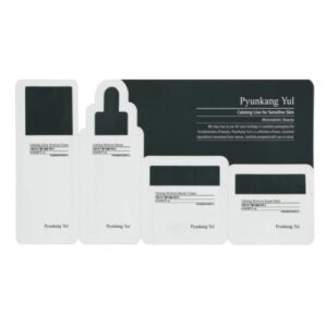 [Pyunkang yul] Calming Sample Pouch (Calming Deep Moisture Toner+Calming  Moisture Serum+Calming Moisture Barrier Cream+Calming Moisture Repair Balm)