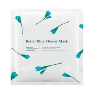 [HYGGEE] Relief Blue Flower Mask (10EA)