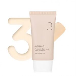 [Numbuzin] No.3 Porcelain Base-skip Tone Up Beige 50ml