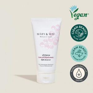 [Mary&May] Vegan Low pH Hyaluronic Gel to Foam cleanser 150ml