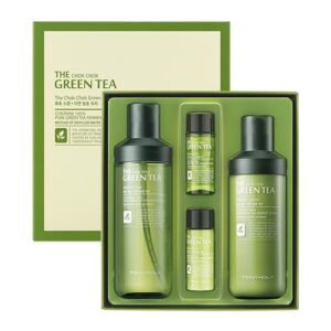 [Tonymoly] THE CHOK CHOK GREEN TEA 2PC SET