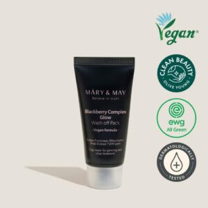[Mary&May] Blackberry Complex  Glow Wash off Pack 30g