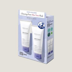 [Mary&May] White Collagen Cleansing Foam Duo Twin Pack (Collagen Cleansing Foam 150ml 2EA)