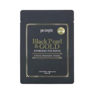 [Petitfee] Black Pearl& Gold Hydrogel Eye Patch (Sample) (2ea)