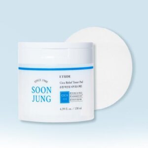 [Etude] Soon Jung Cica Relidf toner Pad 70ea
