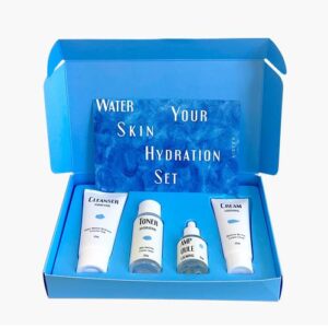 [AXIS-Y] Water Your Skin Set (Sunday Morning Refreshing Cleansing Foam 30mL + Aqua Boosting Essence Toner 30mL+Advanced Aqua Boosting Ampoule 10mL+Heartleaf My Type Calming Cream 20mL)