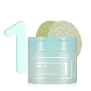 [Numbuzin] No.1 Centella Re-leaf Green Toner Pad 190ml (70pads)