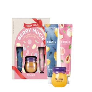 [Frudia] Honey Lip Balm & Hand Cream Gift Set THANK YOU BERRY MUCH