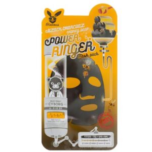 [Elizavecca] (RENEW) BLACK CHARCOAL HONEY DEEP POWER RINGER MASK PACK 1 Sheet