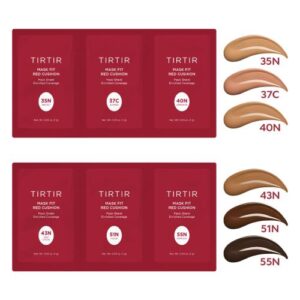 [TIRTIR] MASK FIT RED CUSHION 6 COLORS KIT (35N/37C/40N,43N/51N/55N)