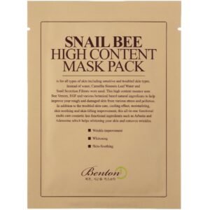 [BENTON] SNAIL BEE HIGH CONTENT MASK PACK 20g *10ea