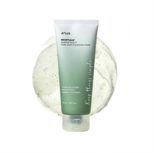 [ANUA] HEARTLEAF QUERCETINOL PORE DEEP CLEANSING FOAM 150ml