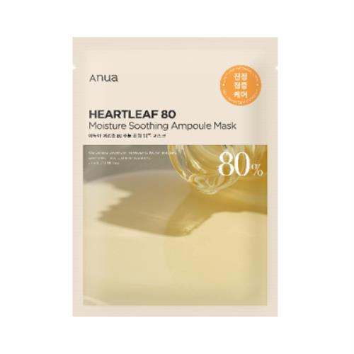 [ANUA] HEARTLEAF 80 MOISTURE  SOOTHING AMPOULE MASK 27ml