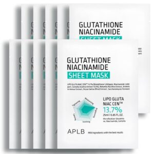 [APLB] Glutathione Niacinamide Sheet Mask (10EA)
