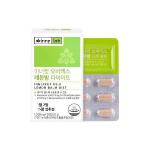 [Skinnylab] Innercut OB-X Lemon Balm Diet (1000mg* 30 tablets / 15 days)
