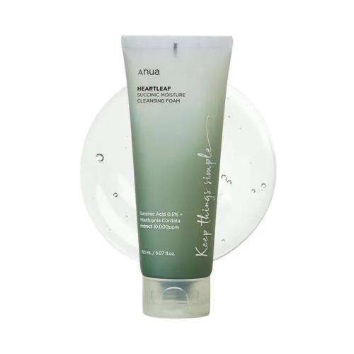 [ANUA] HEARTLEAF SUCCINIC MOISTURE CLEANSING FOAM 150ml