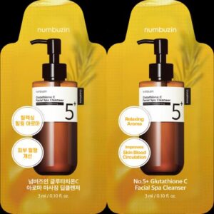 [Numbuzin] (Sample) No.5+ Glutathione Vitamin Facial Spa Cleanser (3ml*2ea)