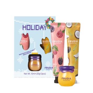 [Frudia] Honey Lip Balm & Hand Cream Gift Set