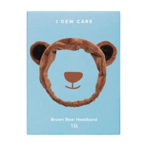 [I DEW CARE] Brown Bear Headband