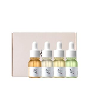 [Beauty of Joseon] Hanbang Serum Discovery Kit(Revive Serum : Ginseng+Snail Mucin 10ml+Glow Deep Seum : Rice +Alpha Arbutin 10ml+Glow Serum : Propolis+Niacinamide 10ml+Calming Serum : Green tea+Panthenol 10ml)