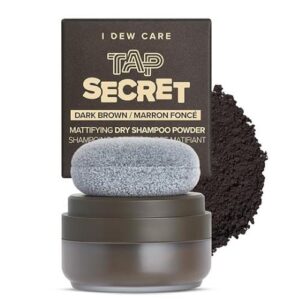[I DEW CARE] TAP SECRET MATTIFYING DRY SHAMPOO POWDER DARK BROWN 7g