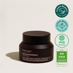 [Mary&May] Idebenone + Blackberry complex intensive total care cream 70g