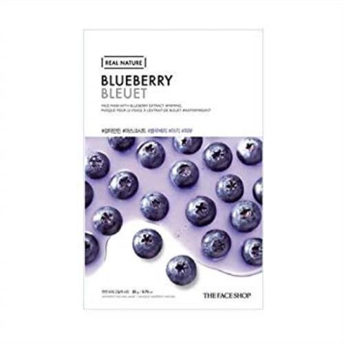 [THEFACESHOP] Real Nature Blueberry Mask 20g