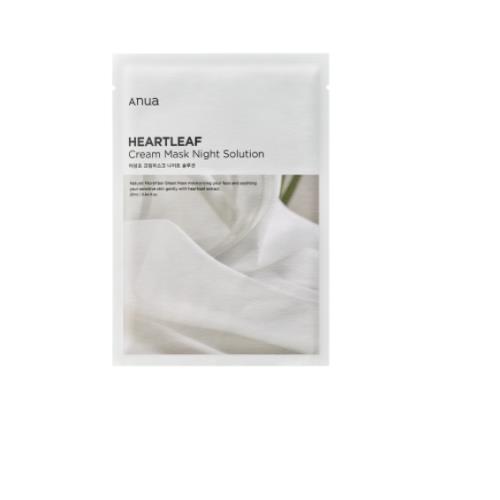 [ANUA] HEARTLEAF CREAM SHEET MASK NIGHT SOLUTION 25ml