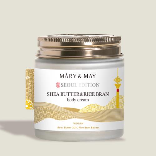 [Mary&May] Shea Butter & Rice Bran Body Cream 250ml